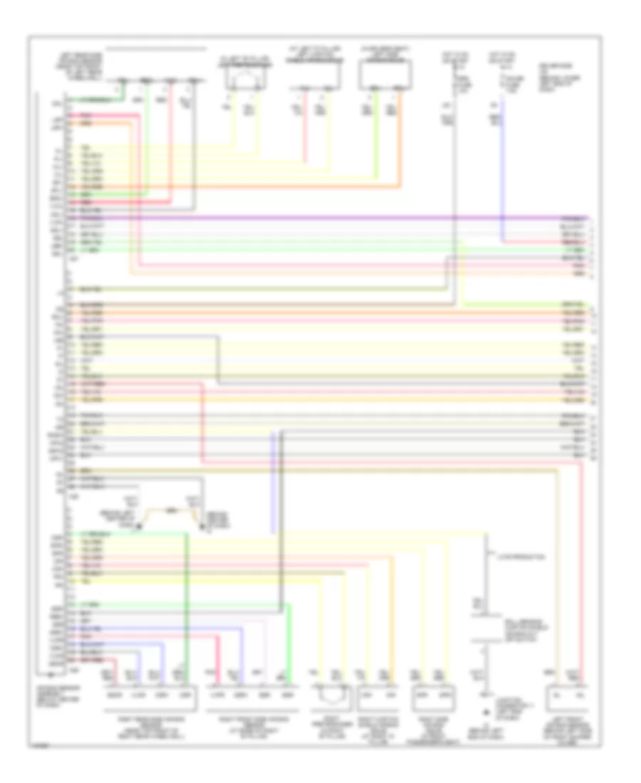 Supplemental Restraints Wiring Diagram 1 of 2 for Lexus GX 470 2004
