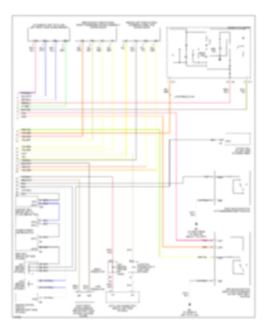 Supplemental Restraints Wiring Diagram 2 of 2 for Lexus GX 470 2004