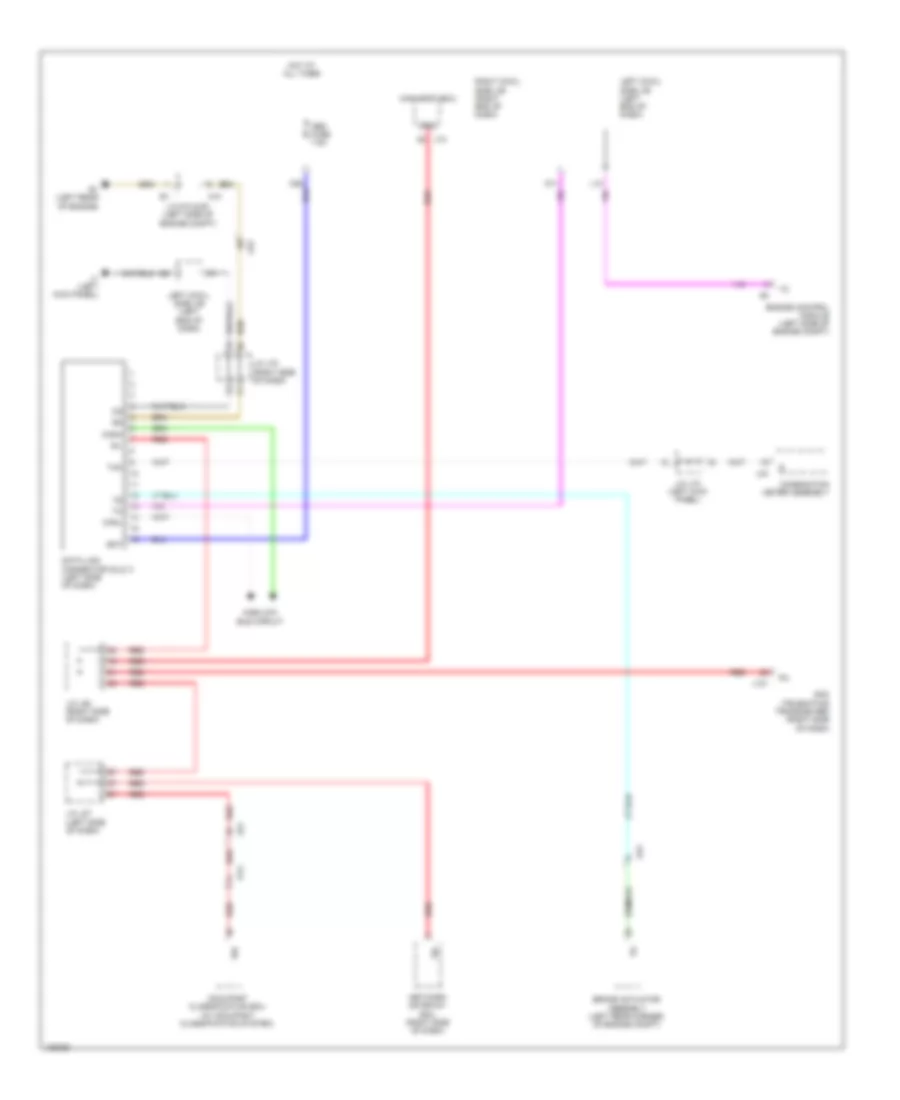 Data Link Connector Wiring Diagram for Lexus IS 250C 2014