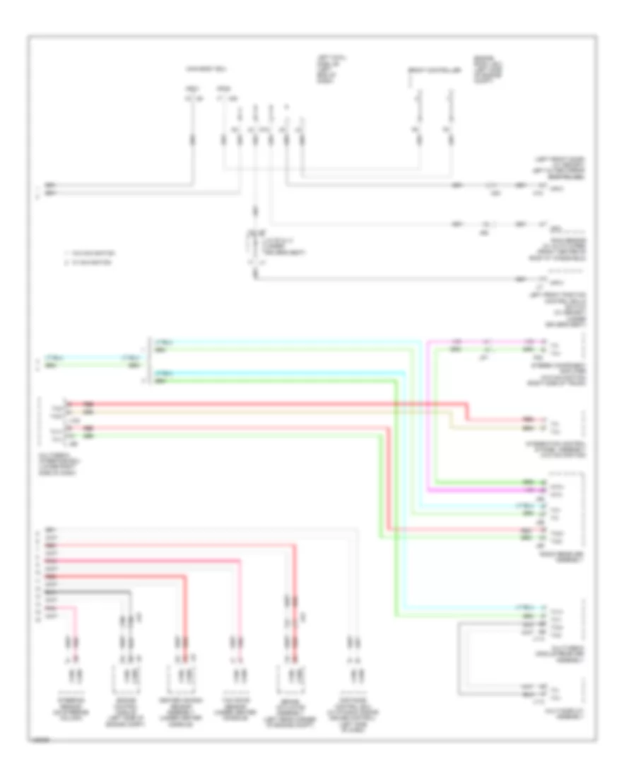 High Low Bus Wiring Diagram 3 of 3 for Lexus IS 250C 2014