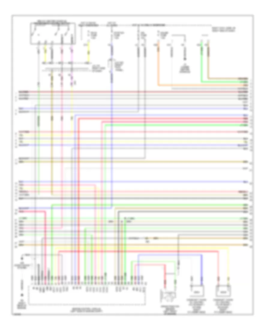 2.5L, Engine Performance Wiring Diagram (3 of 8) for Lexus IS 250C 2014