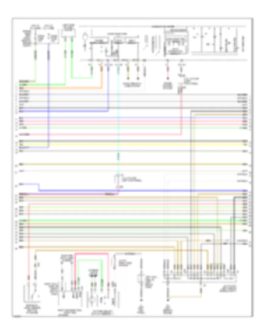 2.5L, Engine Performance Wiring Diagram (4 of 8) for Lexus IS 250C 2014