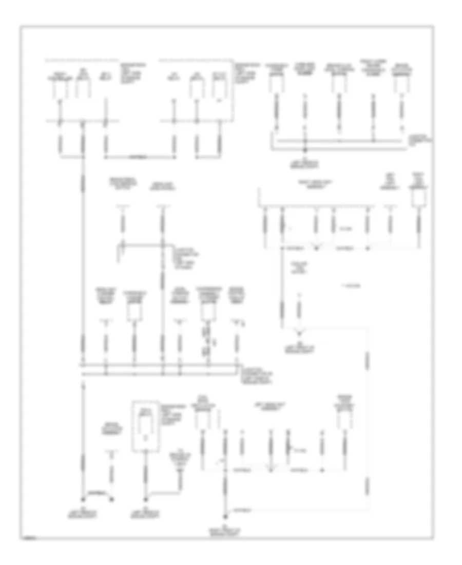 Ground Distribution Wiring Diagram 1 of 6 for Lexus IS 250C 2014