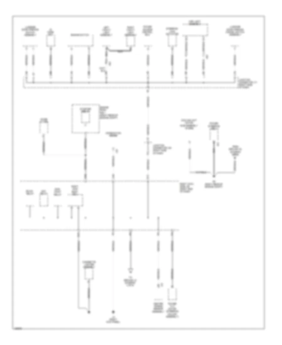 Ground Distribution Wiring Diagram (3 of 6) for Lexus IS 250C 2014