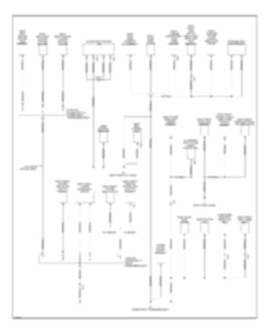 Ground Distribution Wiring Diagram (6 of 6) for Lexus IS 250C 2014
