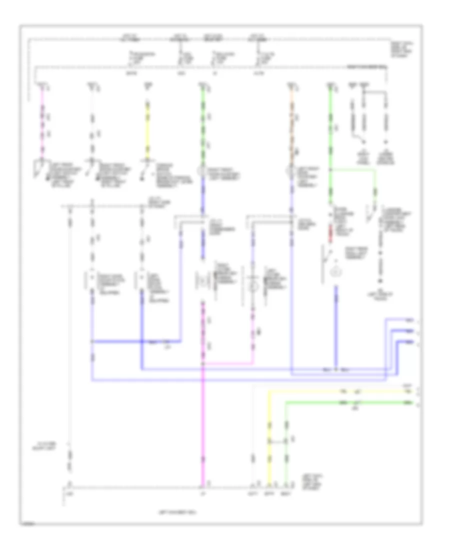 Courtesy Lamps Wiring Diagram 1 of 2 for Lexus IS 250C 2014