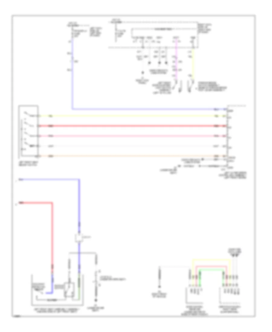 Driver s Memory Seat Wiring Diagram 2 of 2 for Lexus IS 250C 2014