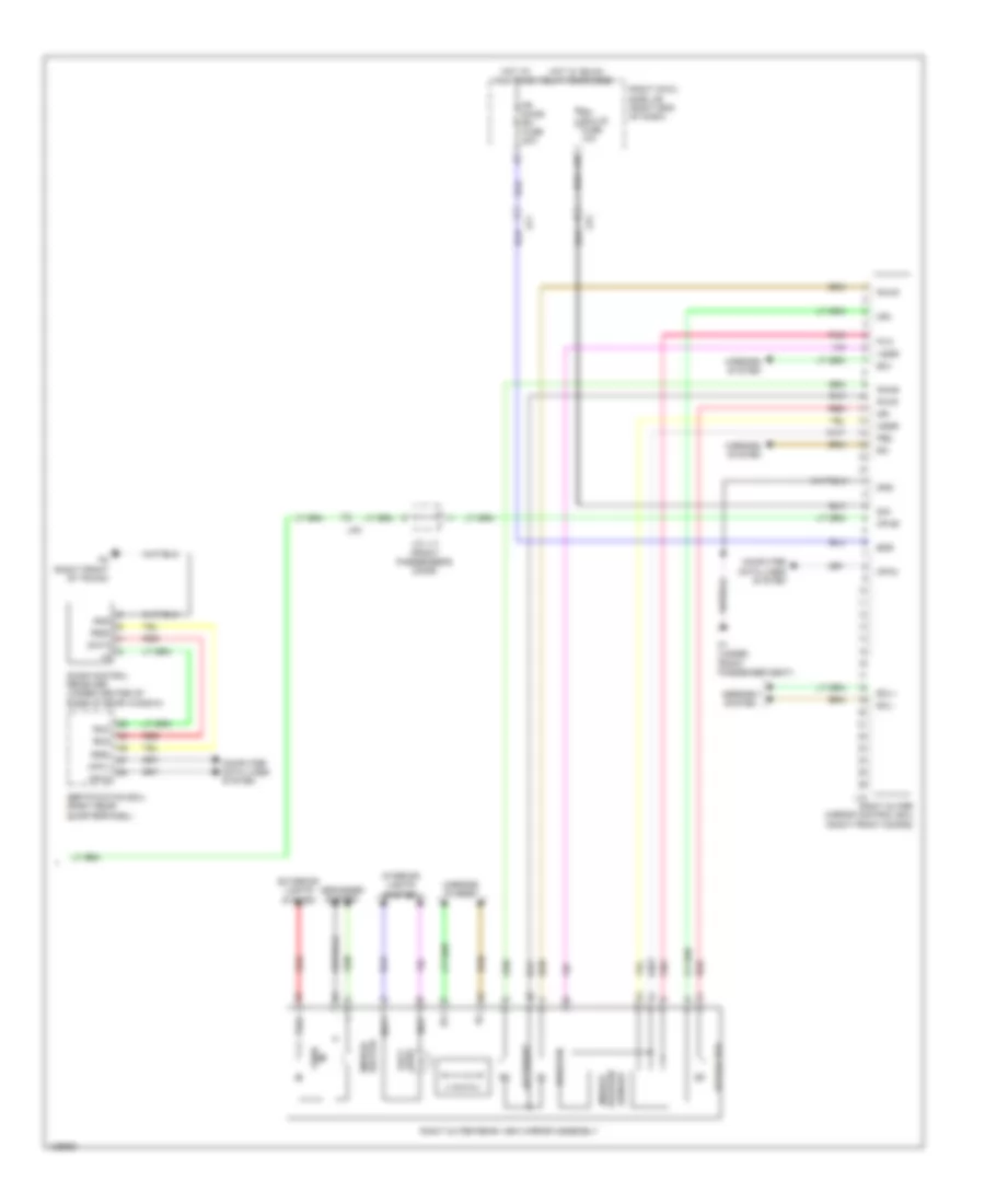 Memory Mirrors Wiring Diagram (2 of 2) for Lexus IS 250C 2014