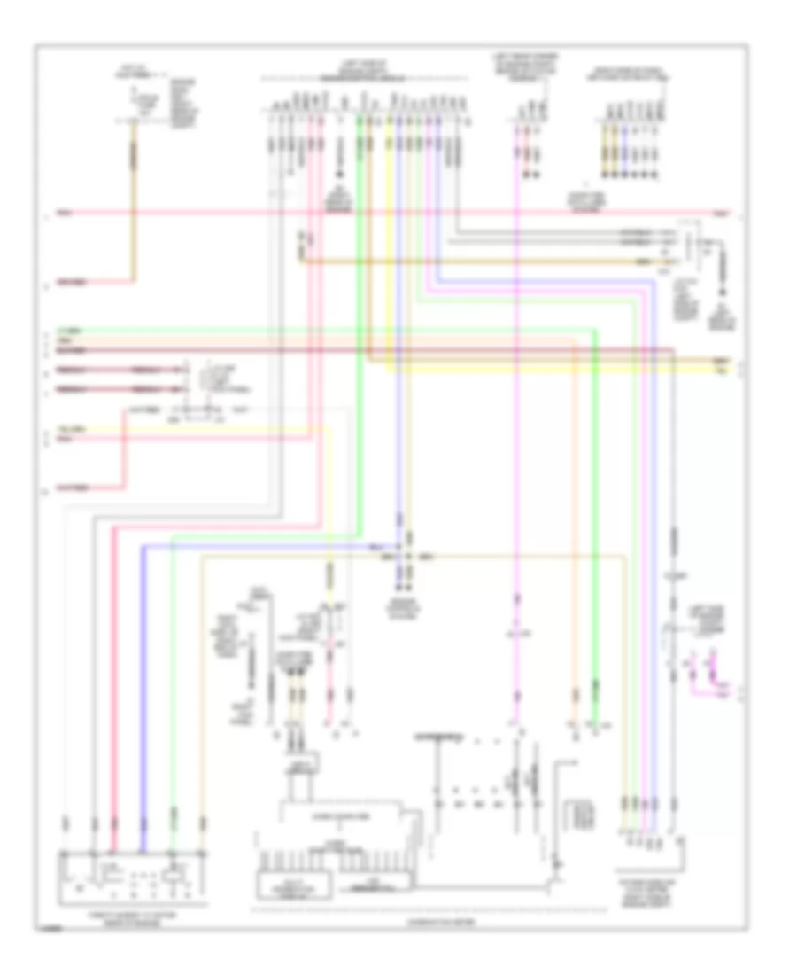 Transmission Wiring Diagram (2 of 3) for Lexus IS 250C 2014