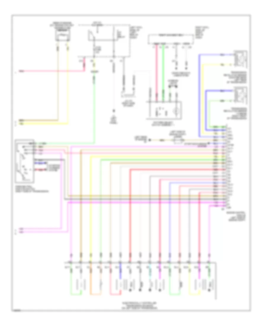 Transmission Wiring Diagram 3 of 3 for Lexus IS 250C 2014