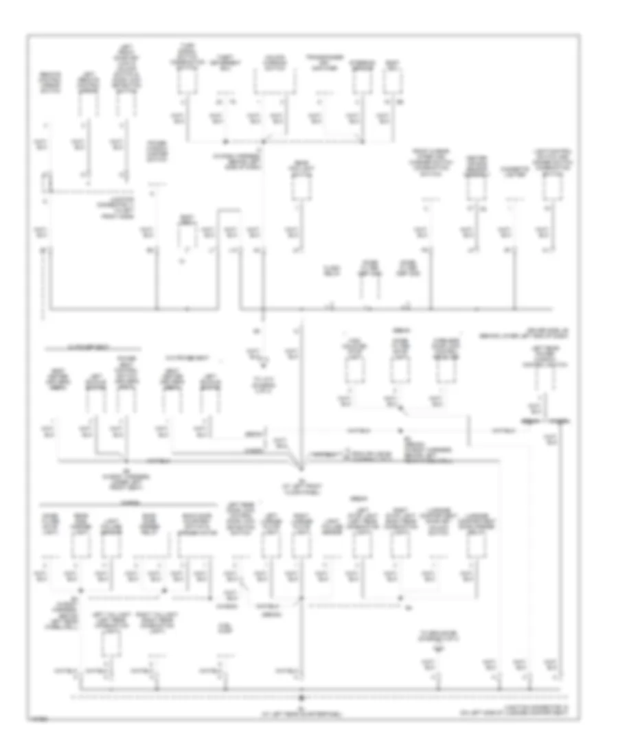 Ground Distribution Wiring Diagram 1 of 3 for Lexus IS 300 SportCross 2004