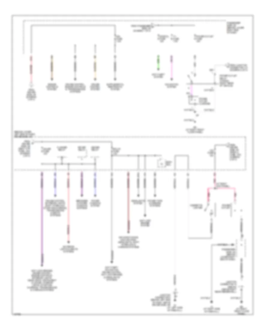 Power Distribution Wiring Diagram 3 of 3 for Lexus IS 300 SportCross 2004