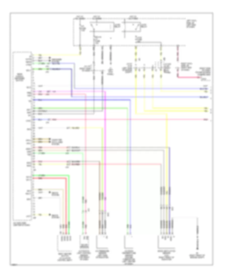 Automatic AC Wiring Diagram (1 of 3) for Lexus IS 250C F Sport 2014