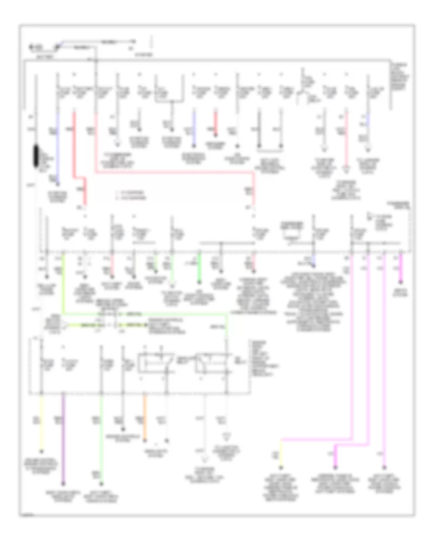 Power Distribution Wiring Diagram 1 of 5 for Lexus LS 430 2004
