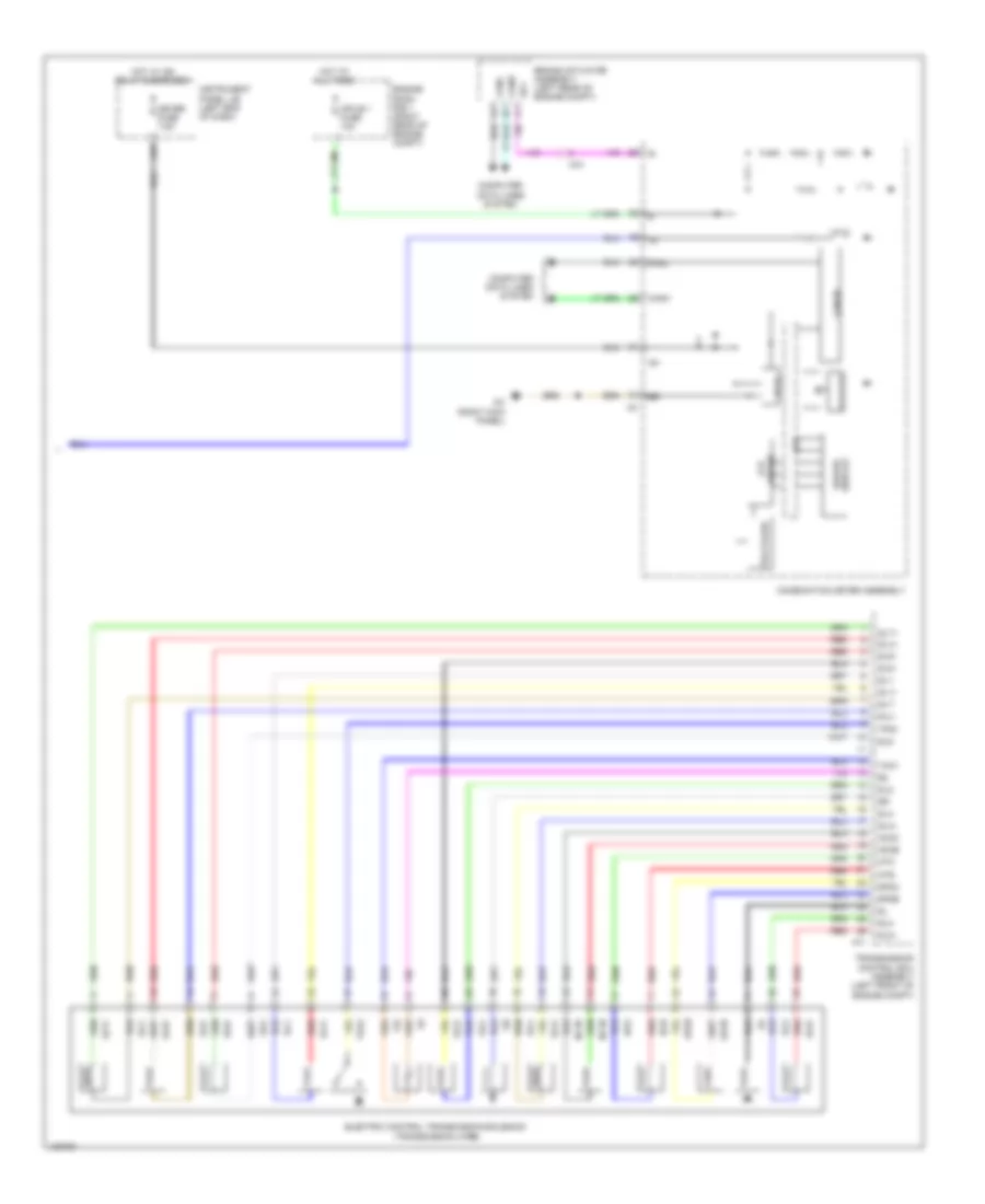A T Wiring Diagram 2WD 3 of 3 for Lexus IS 350 2014