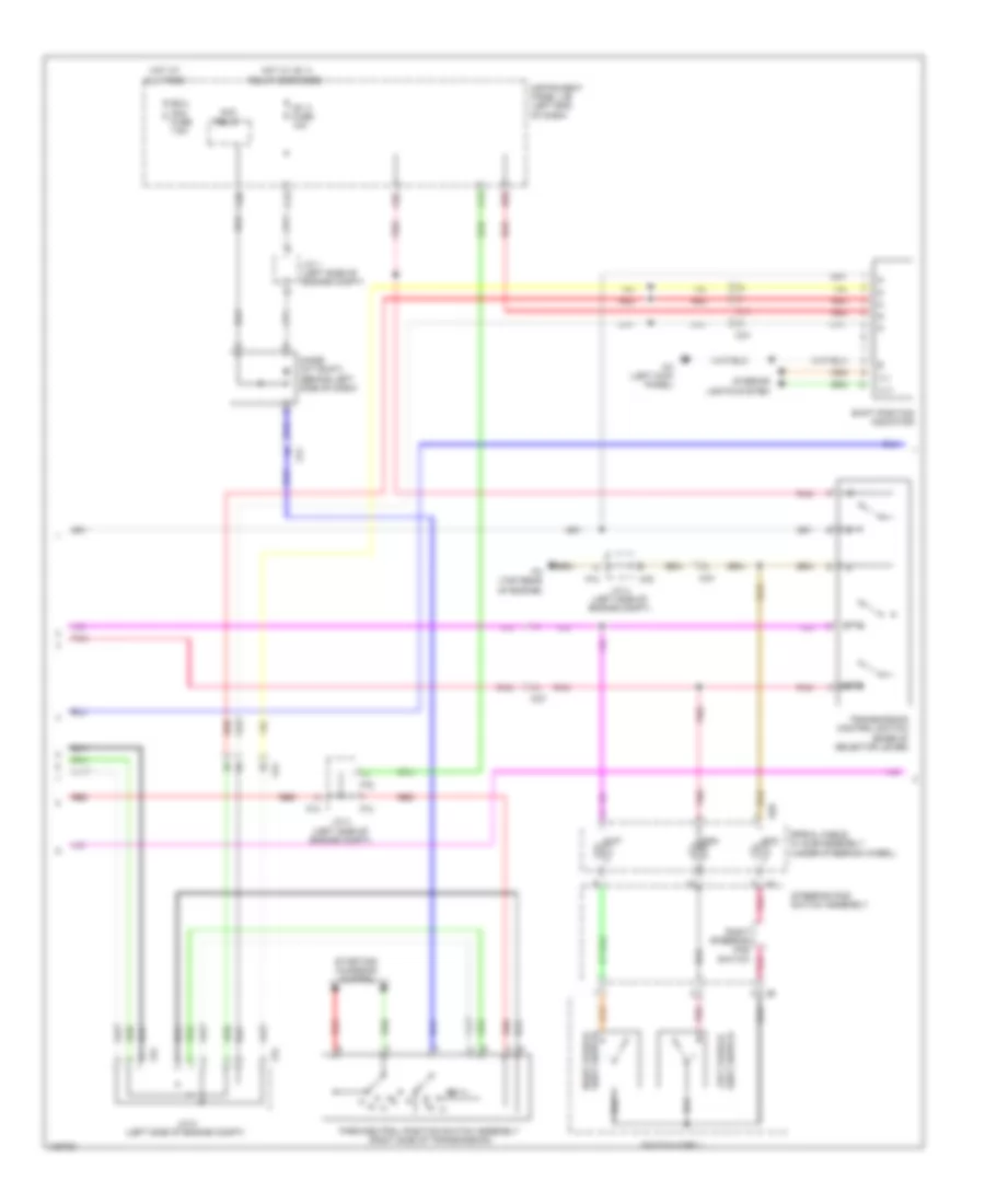 A T Wiring Diagram 4WD 2 of 3 for Lexus IS 350 2014