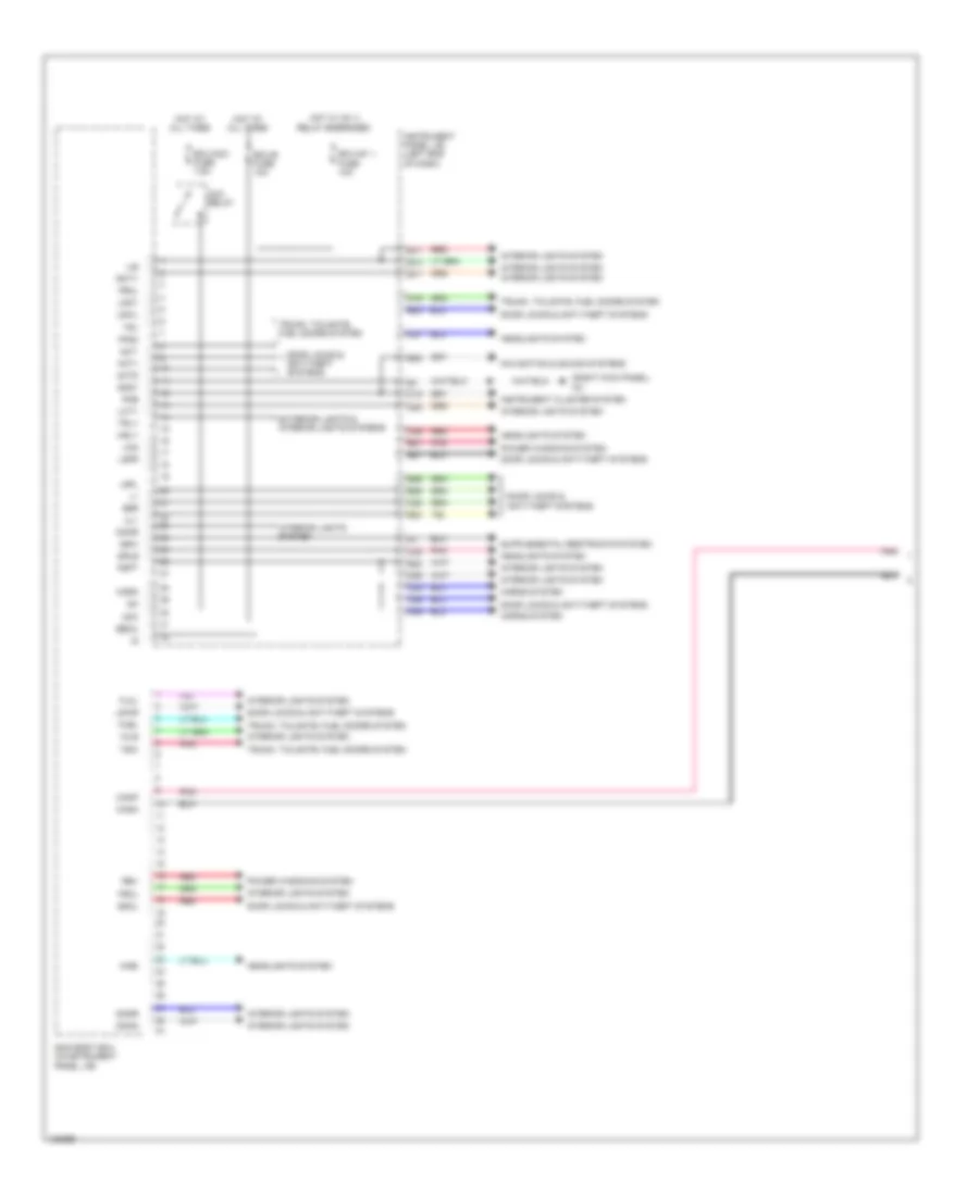 Body ECU Wiring Diagram 1 of 4 for Lexus IS 350 2014