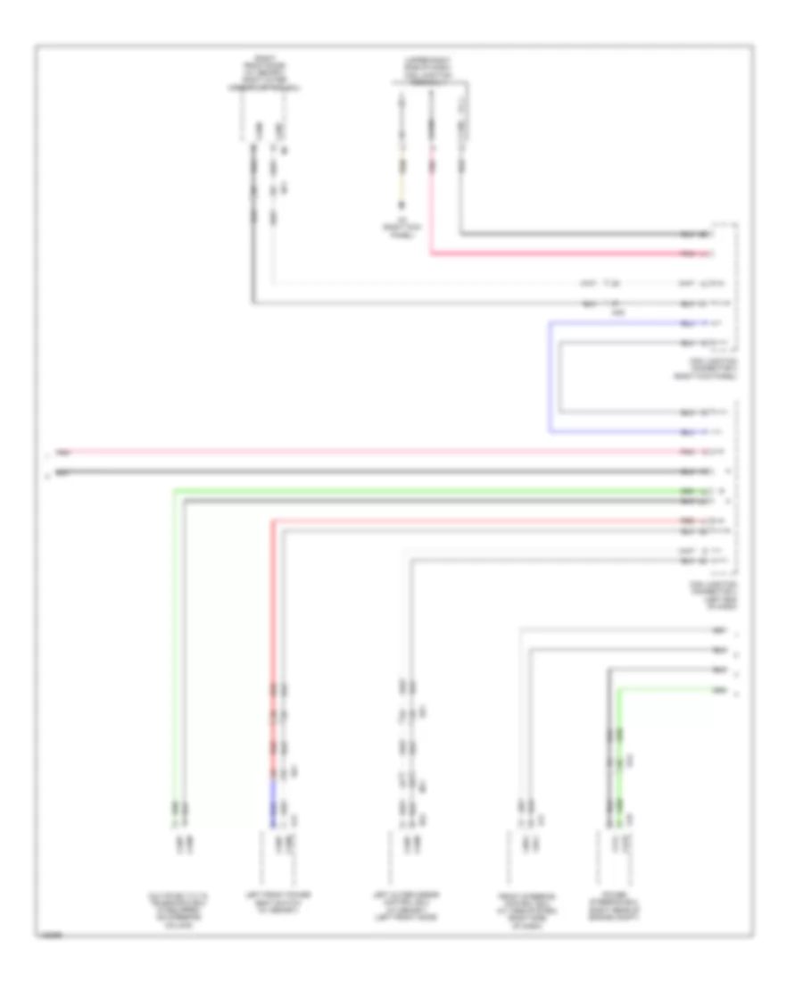 Body ECU Wiring Diagram (2 of 4) for Lexus IS 350 2014