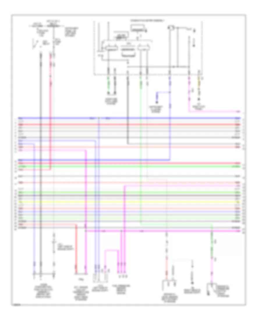 3.5L, Engine Performance Wiring Diagram (6 of 10) for Lexus IS 350 2014