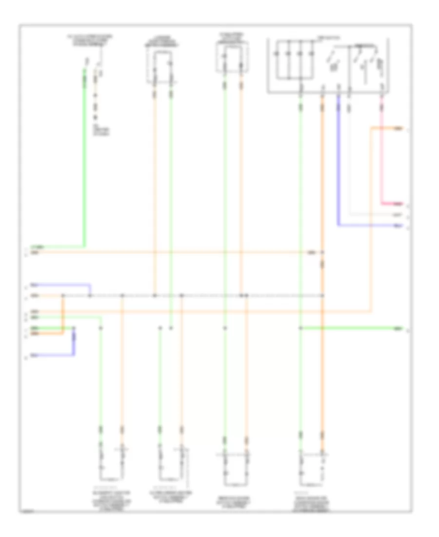Instrument Illumination Wiring Diagram (3 of 4) for Lexus IS 350 2014