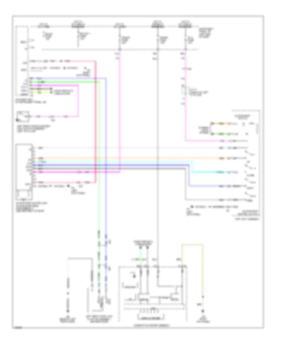 Power TopSunroof Wiring Diagram for Lexus IS 350 2014