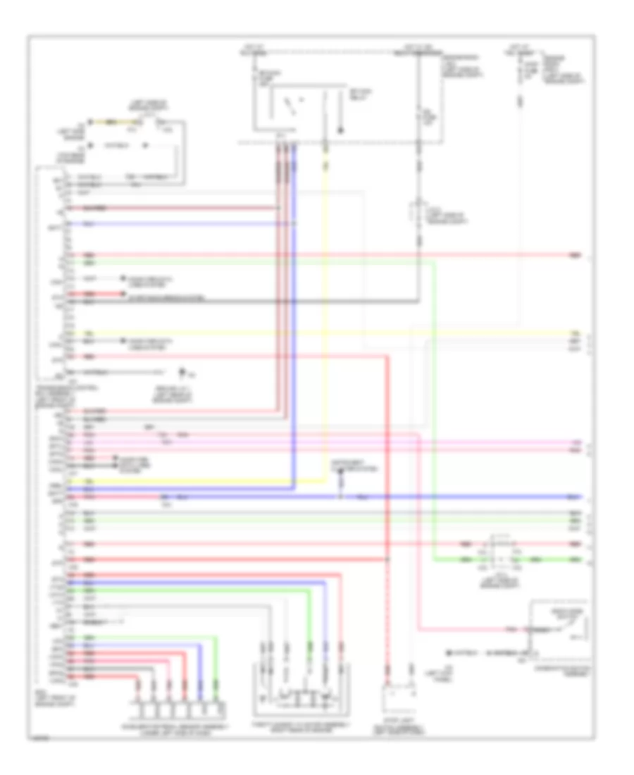 AT Wiring Diagram, 2WD (1 of 3) for Lexus IS 350 2014
