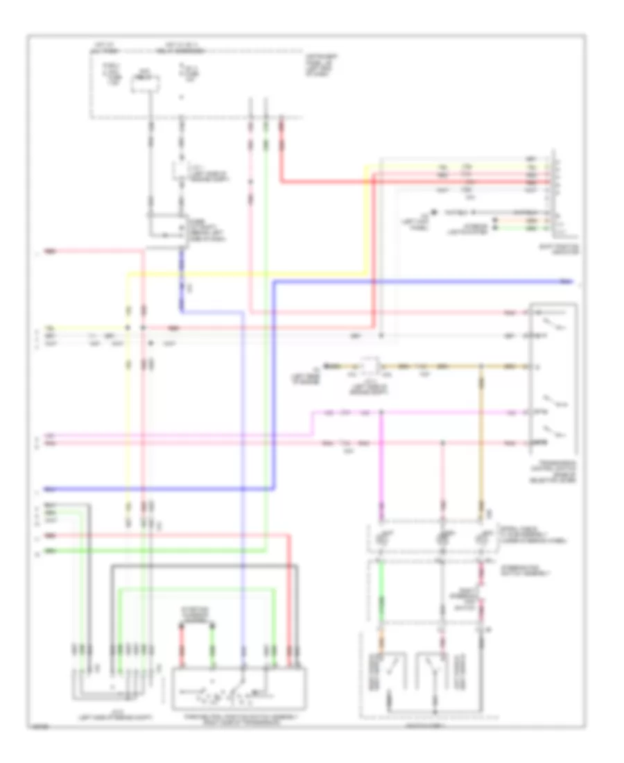 A T Wiring Diagram 2WD 2 of 3 for Lexus IS 350 2014