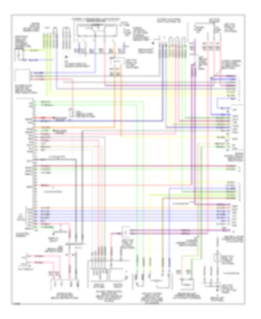 Automatic A C Wiring Diagram Front 1 of 2 for Lexus LX 470 2004