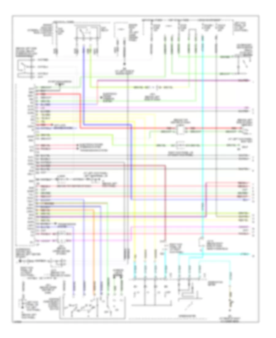 Electronic Suspension Wiring Diagram 1 of 2 for Lexus LX 470 2004