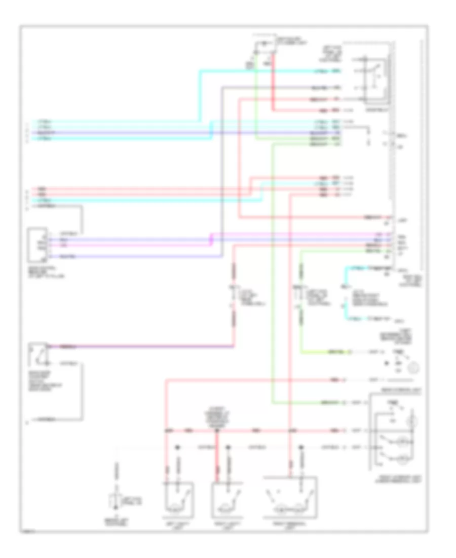 Courtesy Lamps Wiring Diagram (3 of 3) for Lexus LX 470 2004
