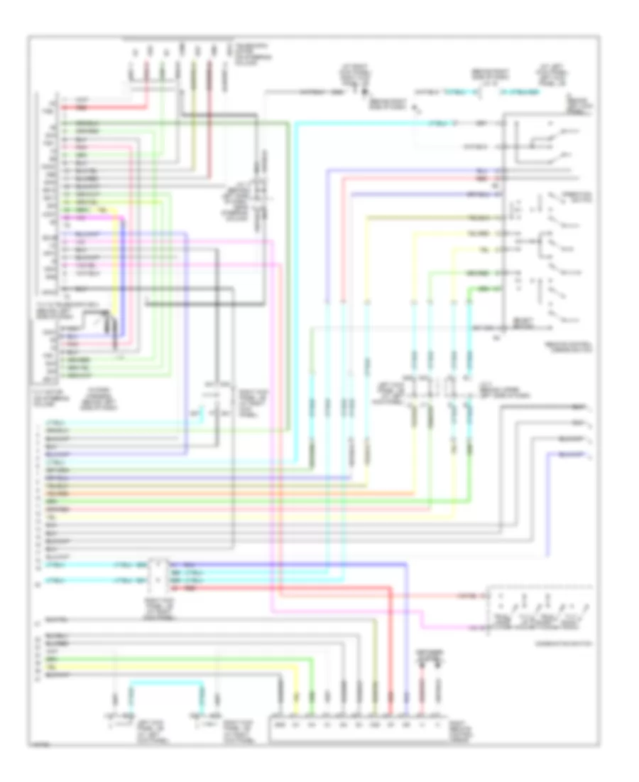 Memory Systems Wiring Diagram (2 of 3) for Lexus LX 470 2004