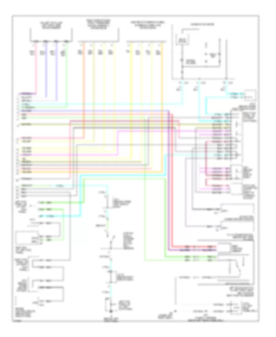 Supplemental Restraints Wiring Diagram (2 of 2) for Lexus LX 470 2004