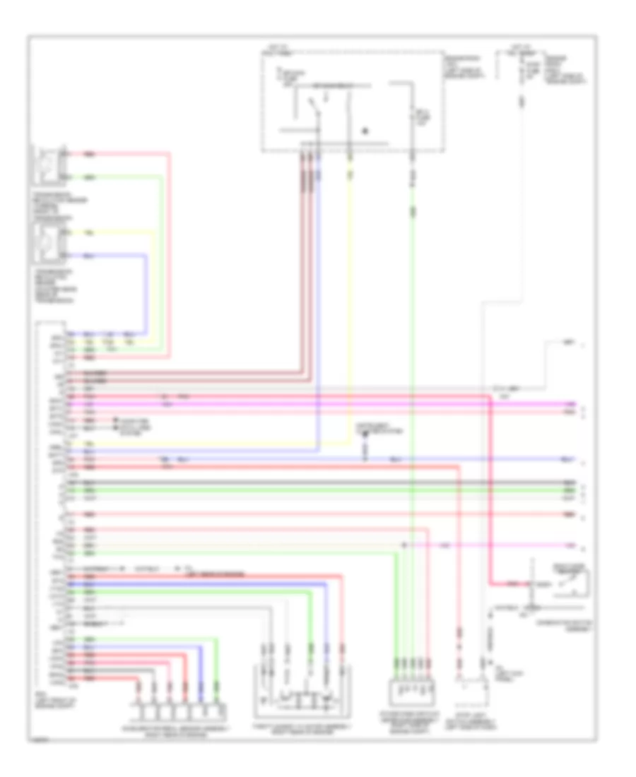 AT Wiring Diagram, 4WD (1 of 3) for Lexus IS 350 F Sport 2014