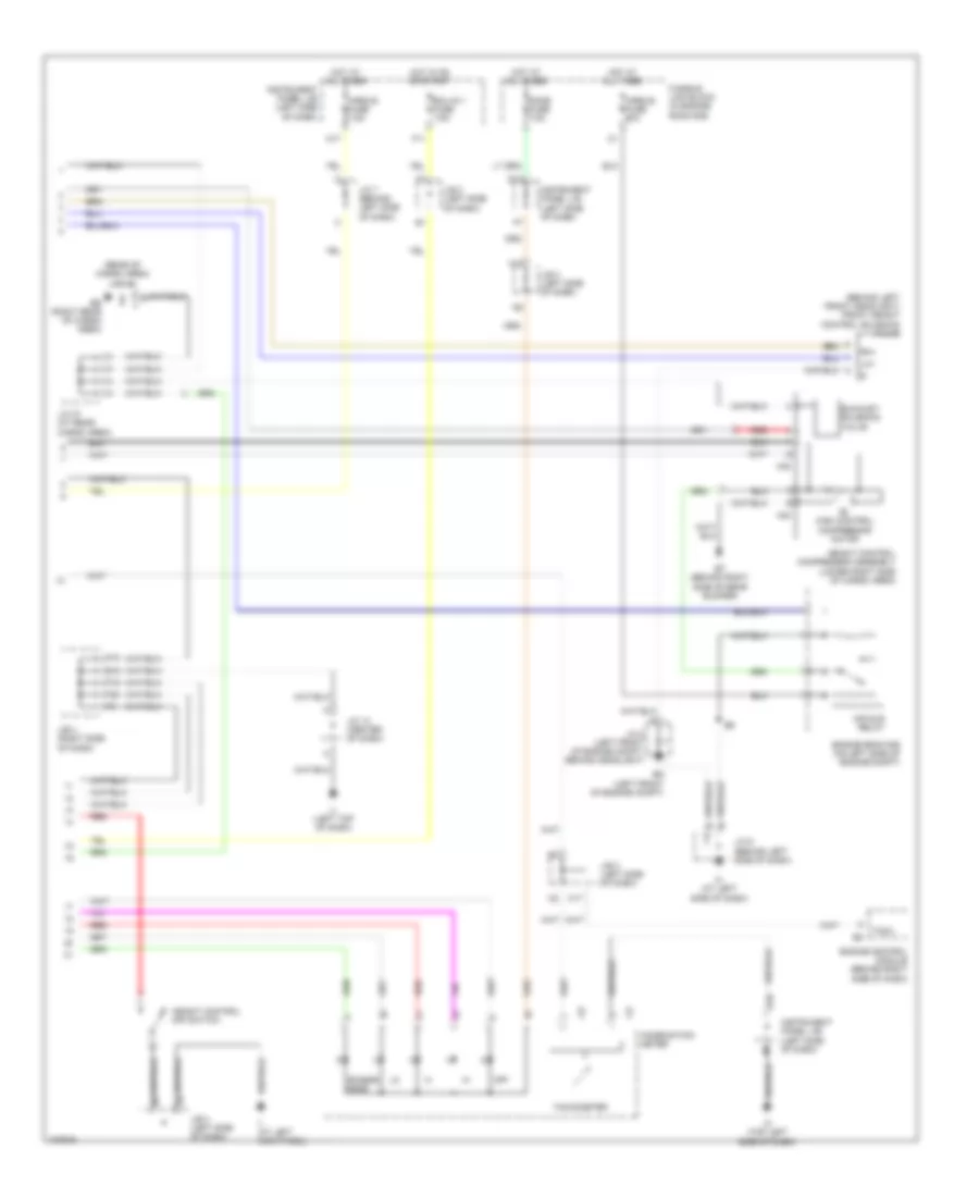 Electronic Suspension Wiring Diagram 2 of 2 for Lexus RX 330 2004