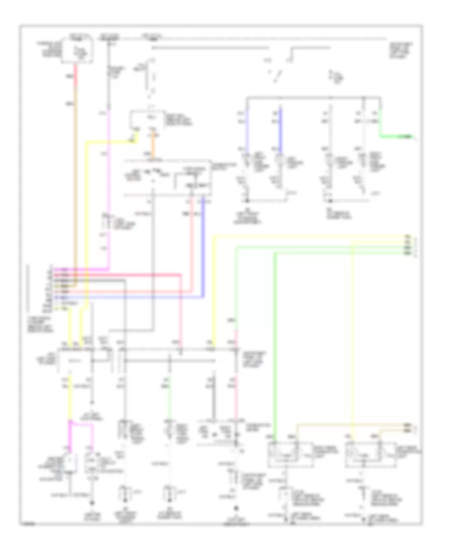 Exterior Lamps Wiring Diagram (1 of 2) for Lexus RX 330 2004