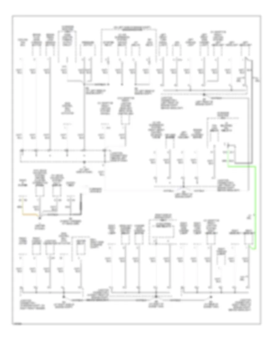 Ground Distribution Wiring Diagram 1 of 4 for Lexus RX 330 2004