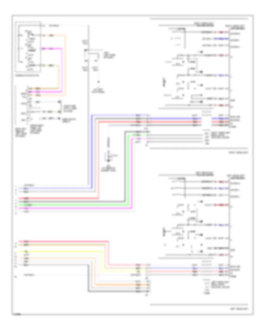 Adaptive Front Lighting Wiring Diagram 2 of 2 for Lexus RX 330 2004