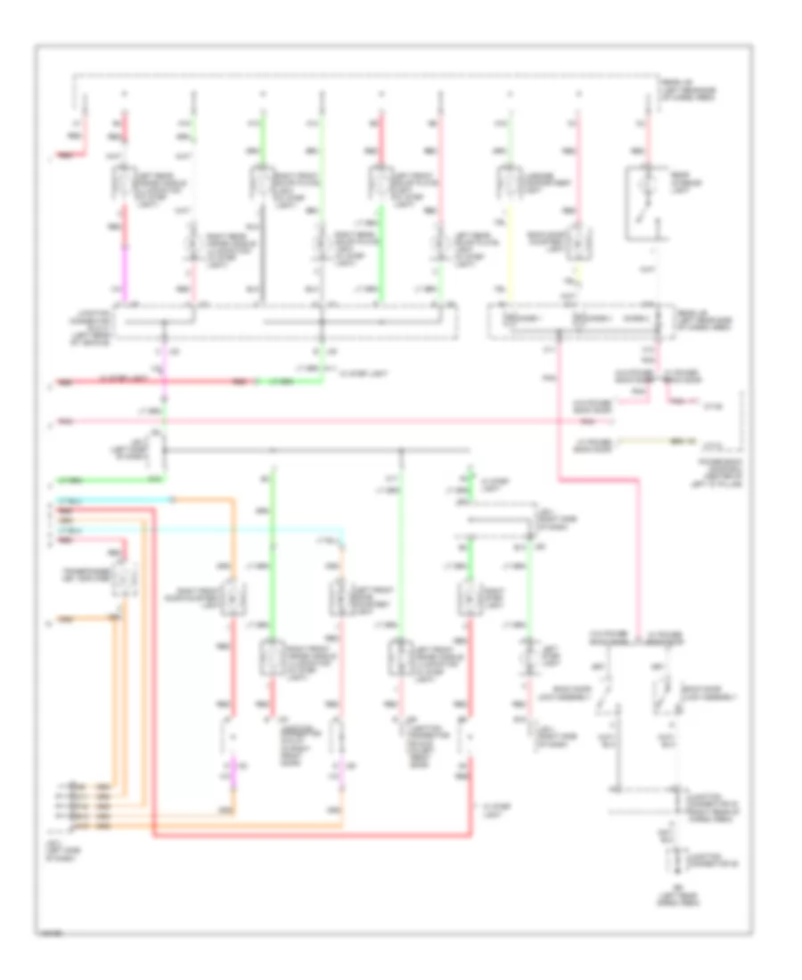 Courtesy Lamps Wiring Diagram 2 of 2 for Lexus RX 330 2004