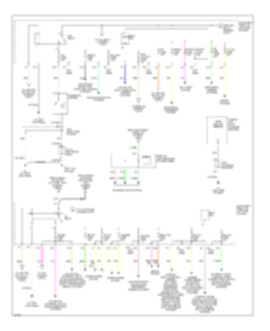 Power Distribution Wiring Diagram (2 of 3) for Lexus RX 330 2004