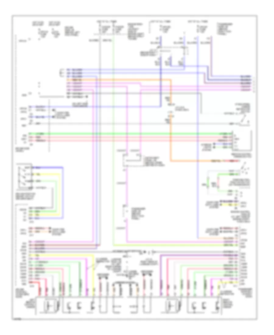 Memory Systems Wiring Diagram 1 of 3 for Lexus SC 430 2004