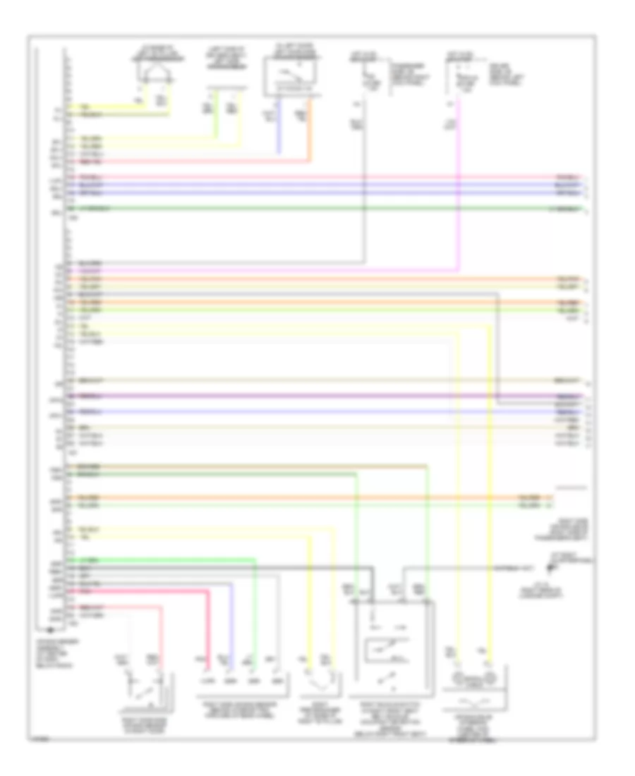 Supplemental Restraints Wiring Diagram 1 of 2 for Lexus SC 430 2004