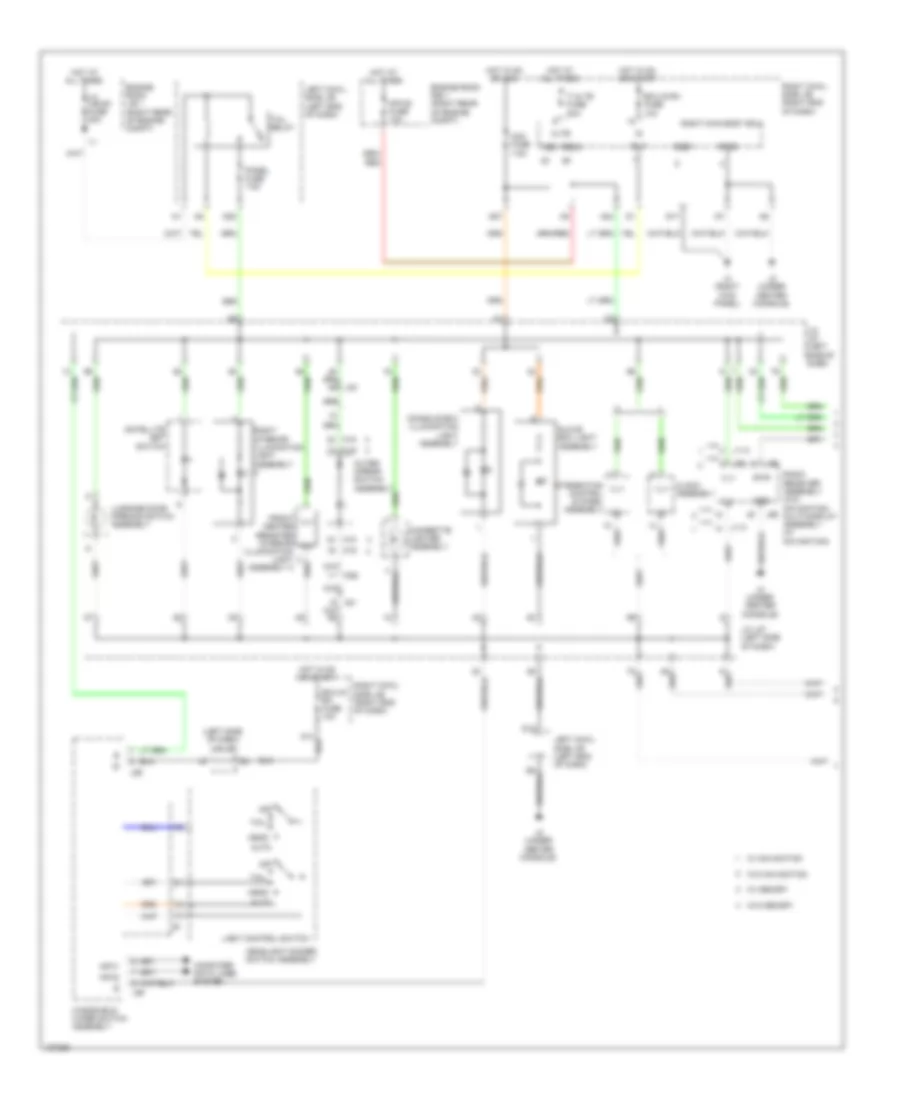 Instrument Illumination Wiring Diagram (1 of 2) for Lexus IS 350C 2014