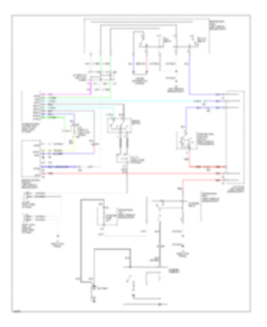 Starting Wiring Diagram for Lexus IS 350C 2014