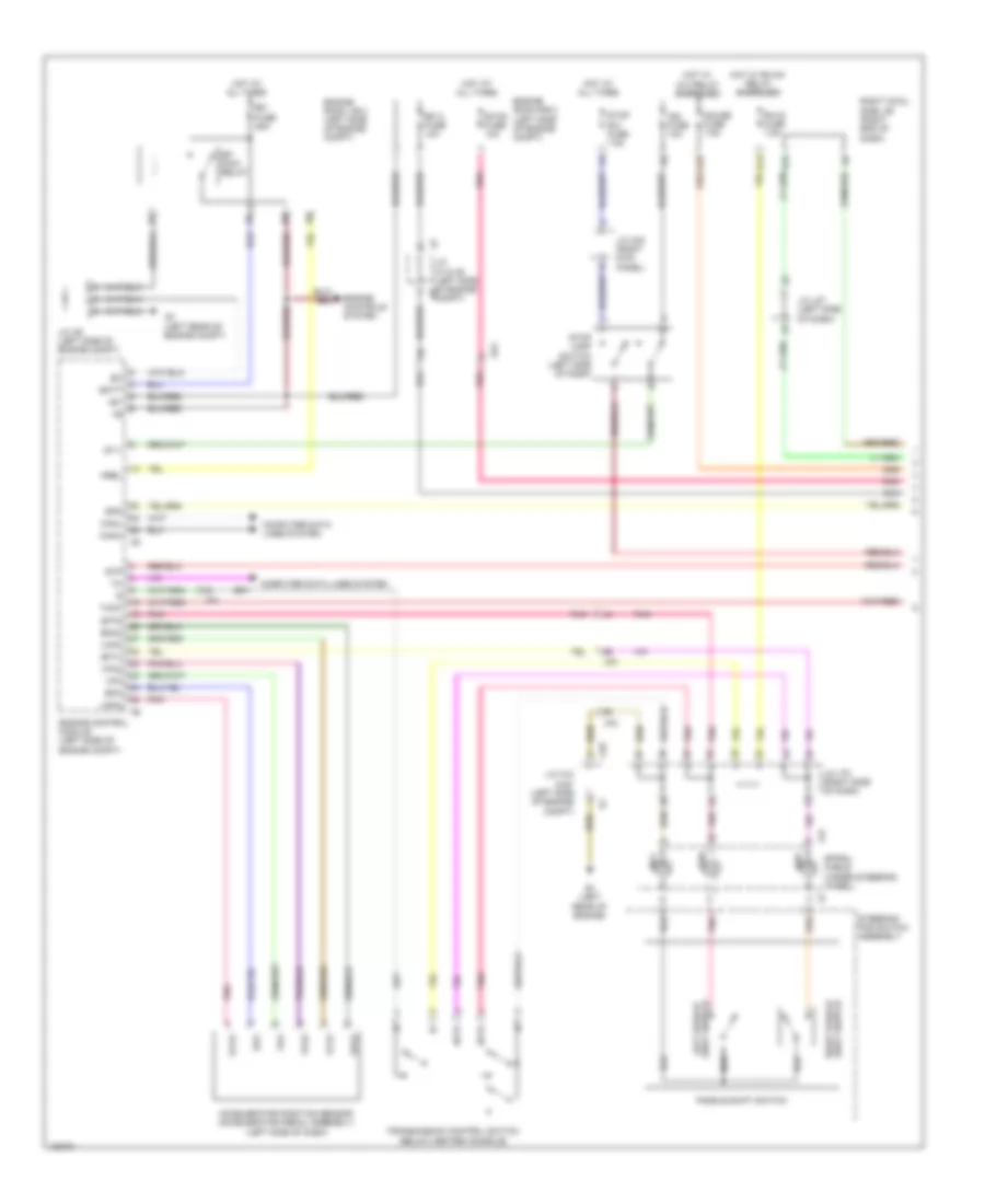 Transmission Wiring Diagram 1 of 3 for Lexus IS 350C 2014