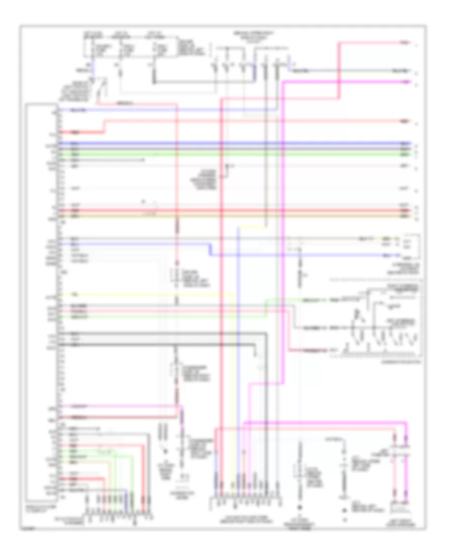 Radio Wiring Diagram without Mark Levinson 1 of 2 for Lexus ES 330 2005