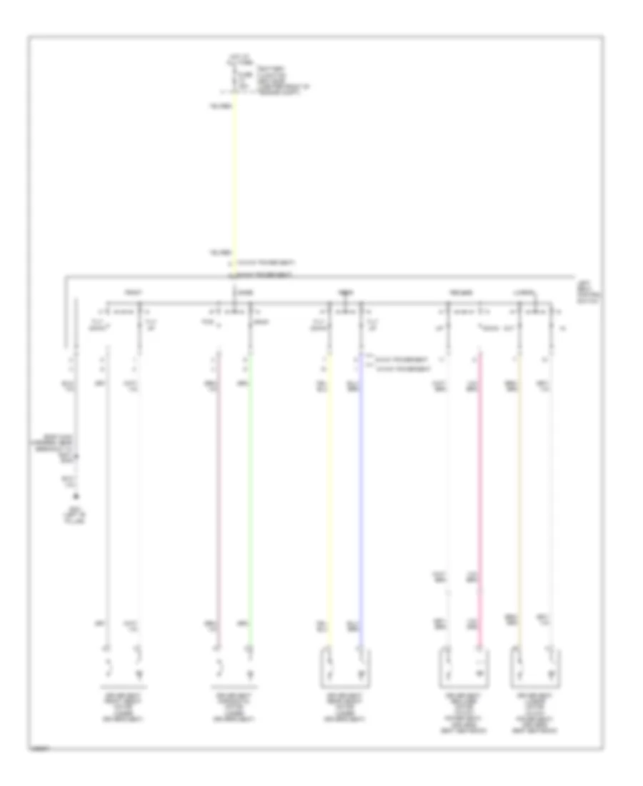 Электросхема привода водительского сиденья для Lincoln Navigator L 2010