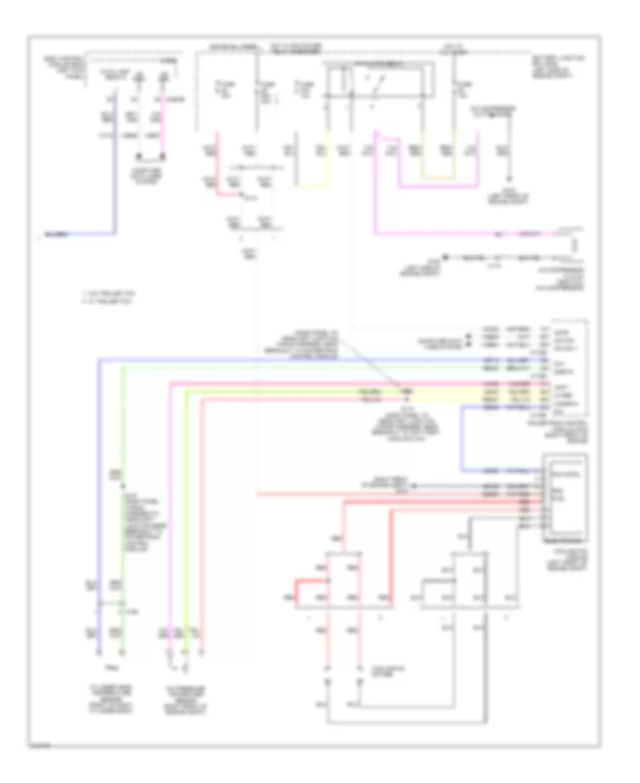 Электросхема кондиционера (3 из 3) для Lincoln MKX 2011