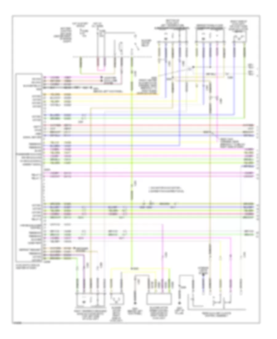 Электросхема кондиционера (1 из 4) для Lincoln Navigator L 2011