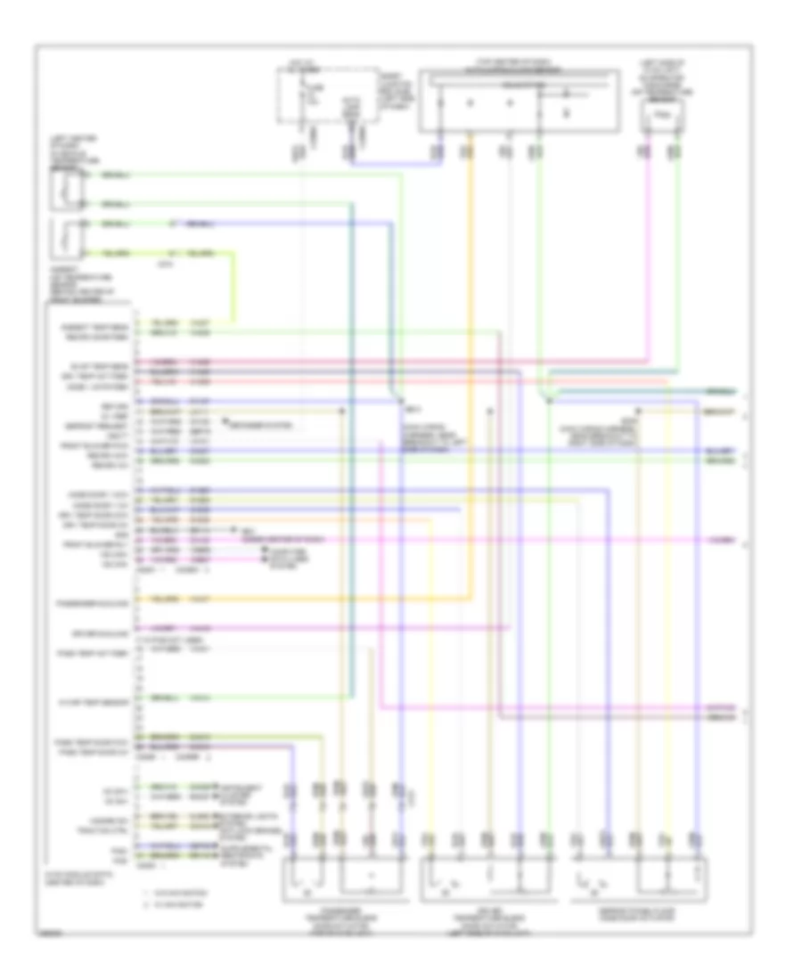 Электросхема кондиционера (1 из 2) для Lincoln MKS 2012