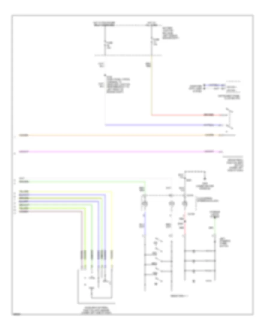3.7L, Электросхема системы круизконтроля (2 из 2) для Lincoln MKS 2012